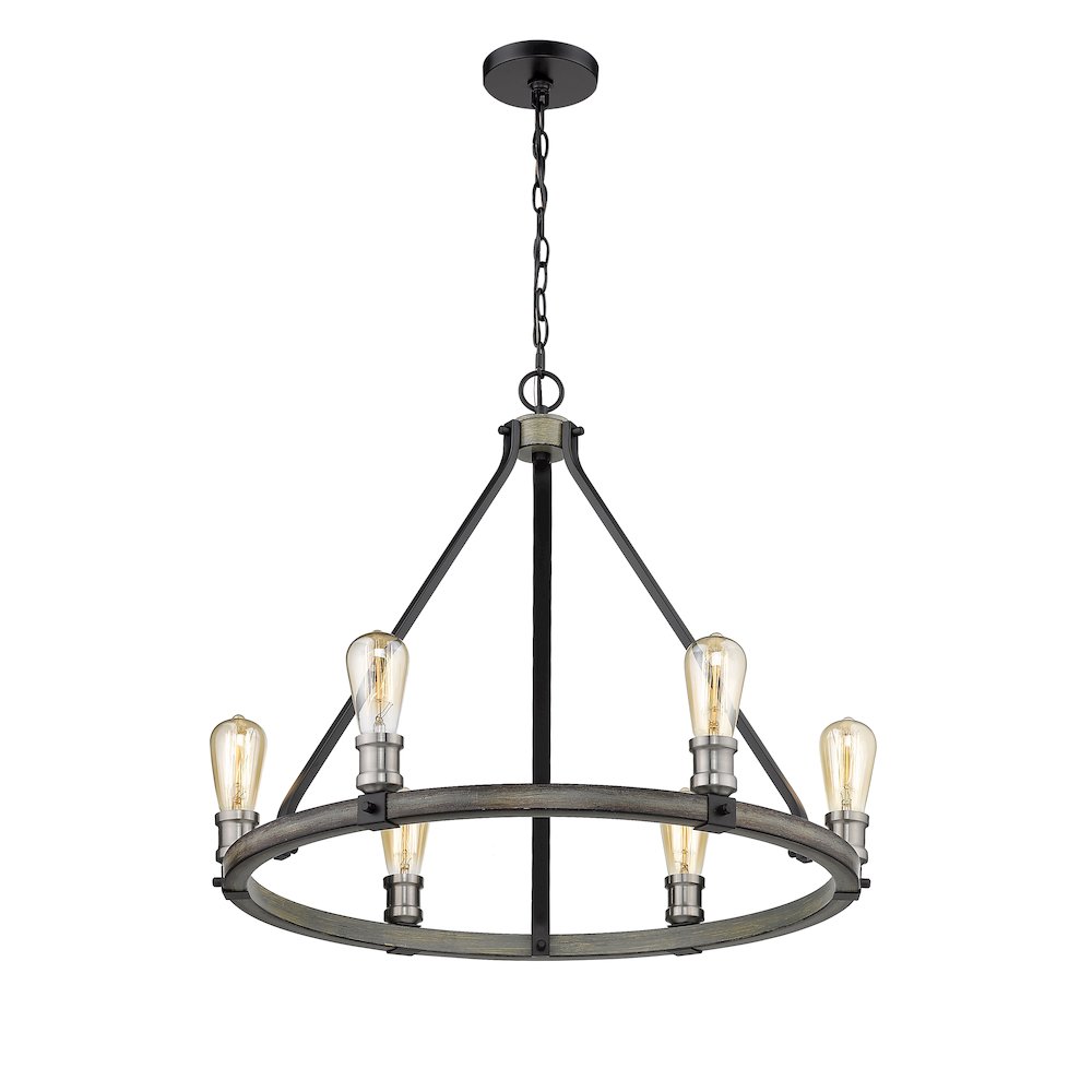 Z-Lite 6 Light Chandelier. Picture 3