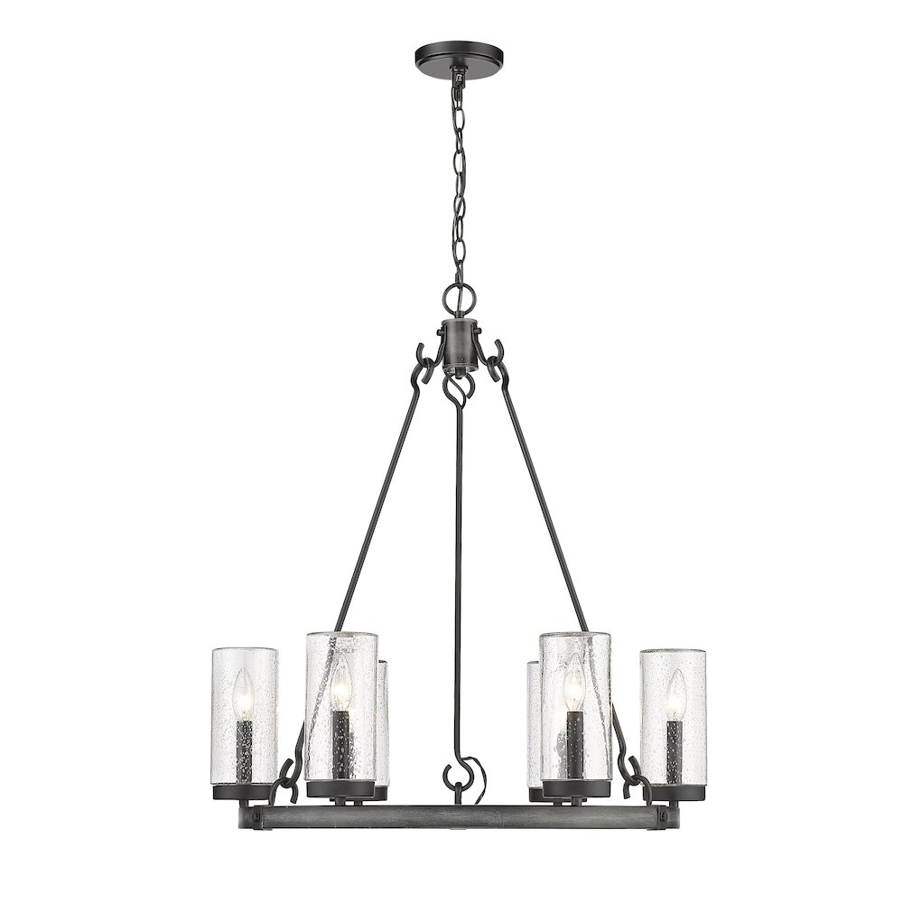 Z-Lite 6 Light Outdoor Chandelier. Picture 2