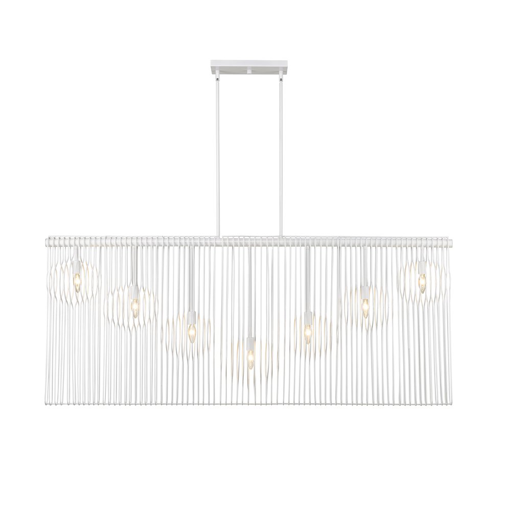 Z-Lite 7 Light Linear Chandelier. Picture 2