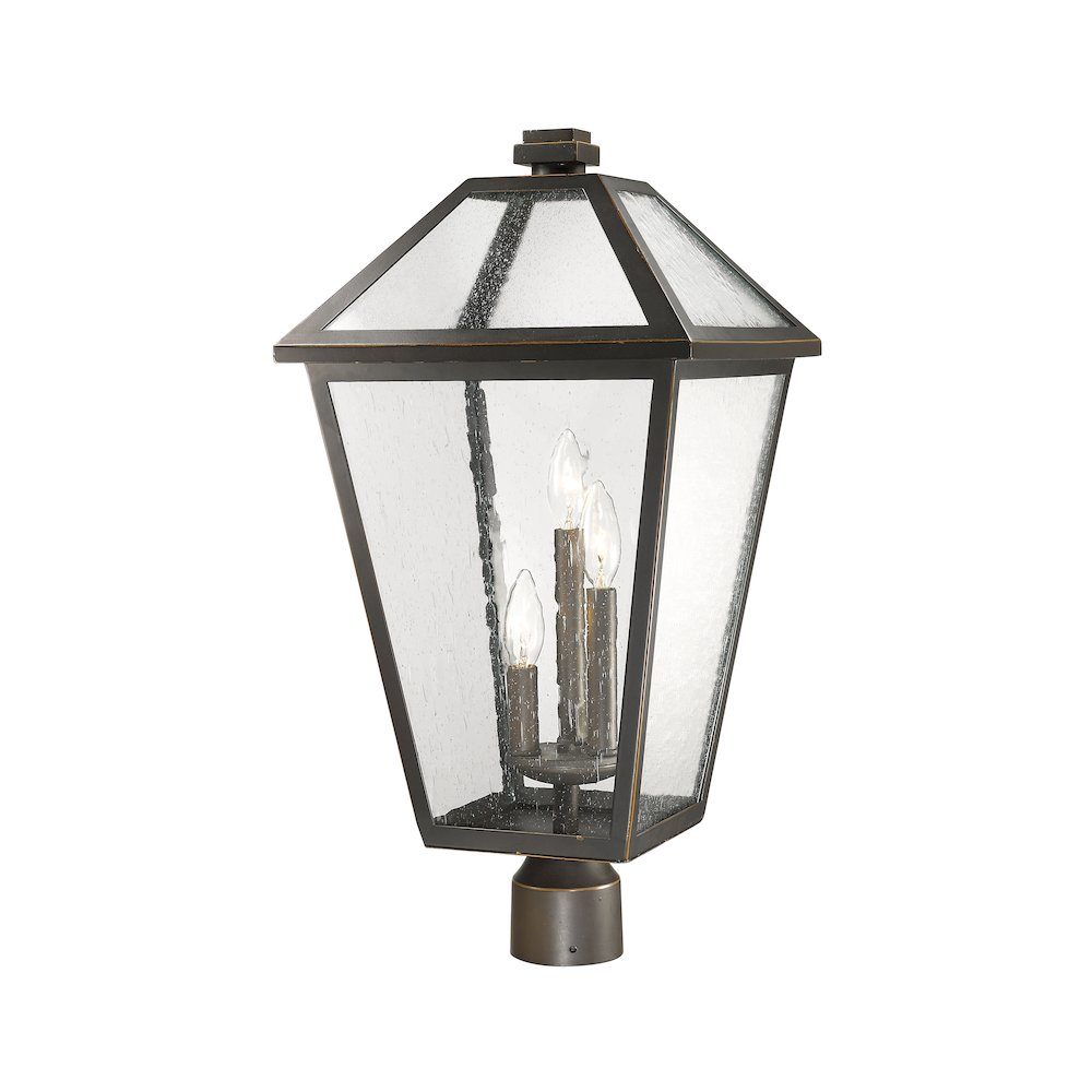 Z-Lite 3 Light Outdoor Post Mount Fixture. Picture 1