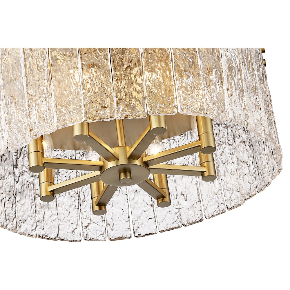 Z-Lite 8 Light Flush Mount. Picture 4