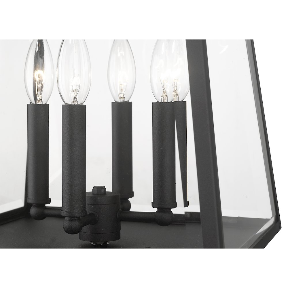 Z-Lite 4 Light Outdoor Post Mount Fixture. Picture 4