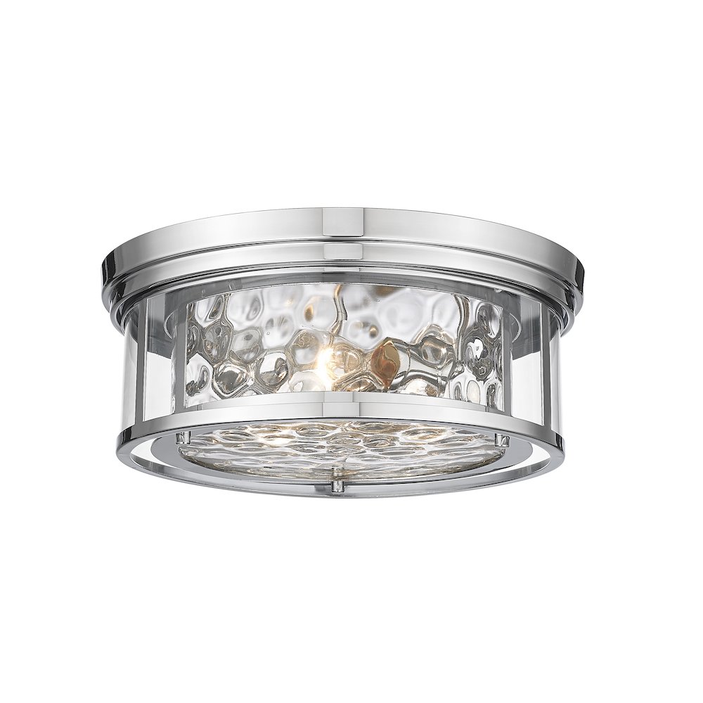Z-Lite 3 Light Flush Mount. Picture 1