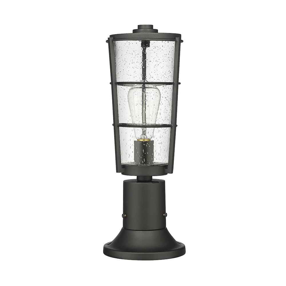 Z-Lite 1 Light Outdoor Pier Mounted Fixture. Picture 5