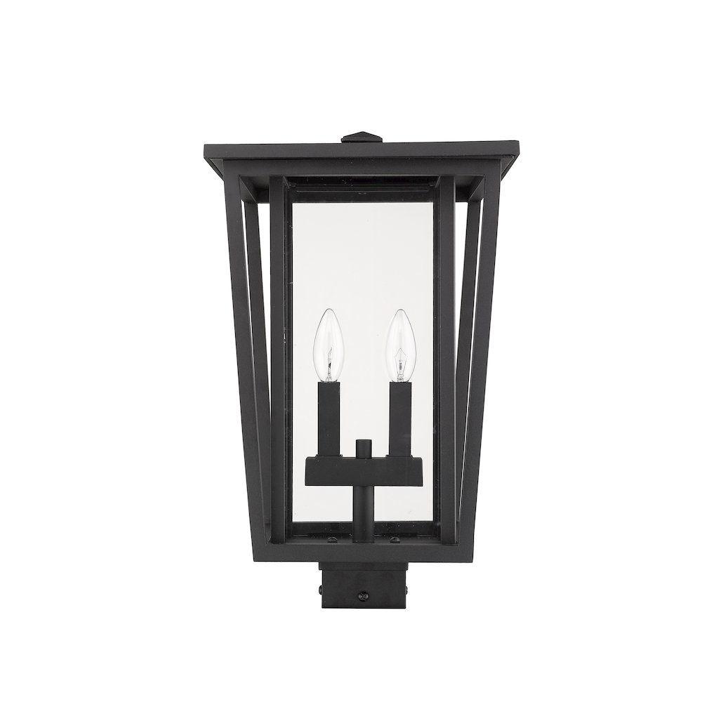 Z-Lite 2 Light Outdoor Post Mount Fixture. Picture 5