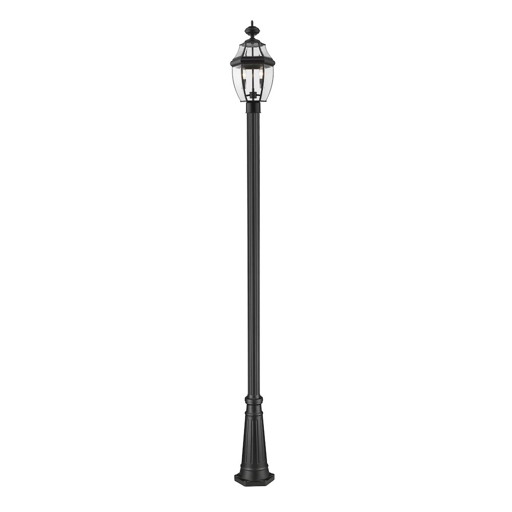 Z-Lite 2 Light Outdoor Post Mounted Fixture. Picture 1