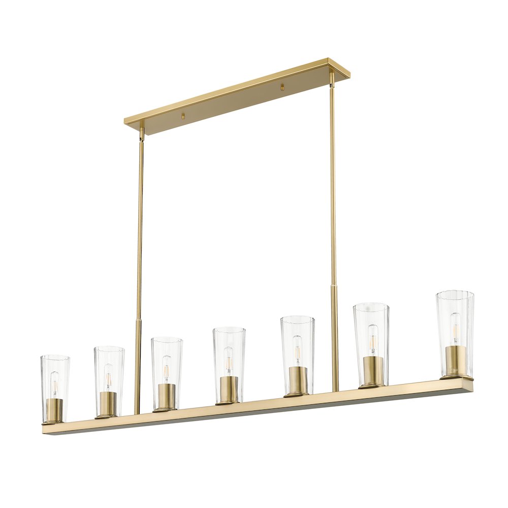 Z-Lite 7 Light Linear Chandelier. Picture 5