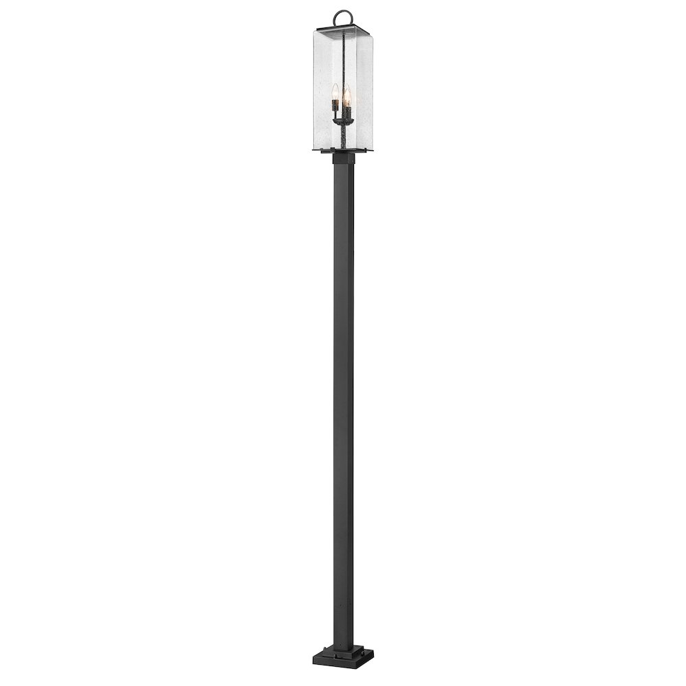 Z-Lite 3 Light Outdoor Post Mounted Fixture. Picture 1
