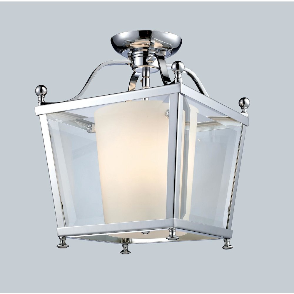 Z-Lite 3 Light Semi Flush Mount. Picture 1