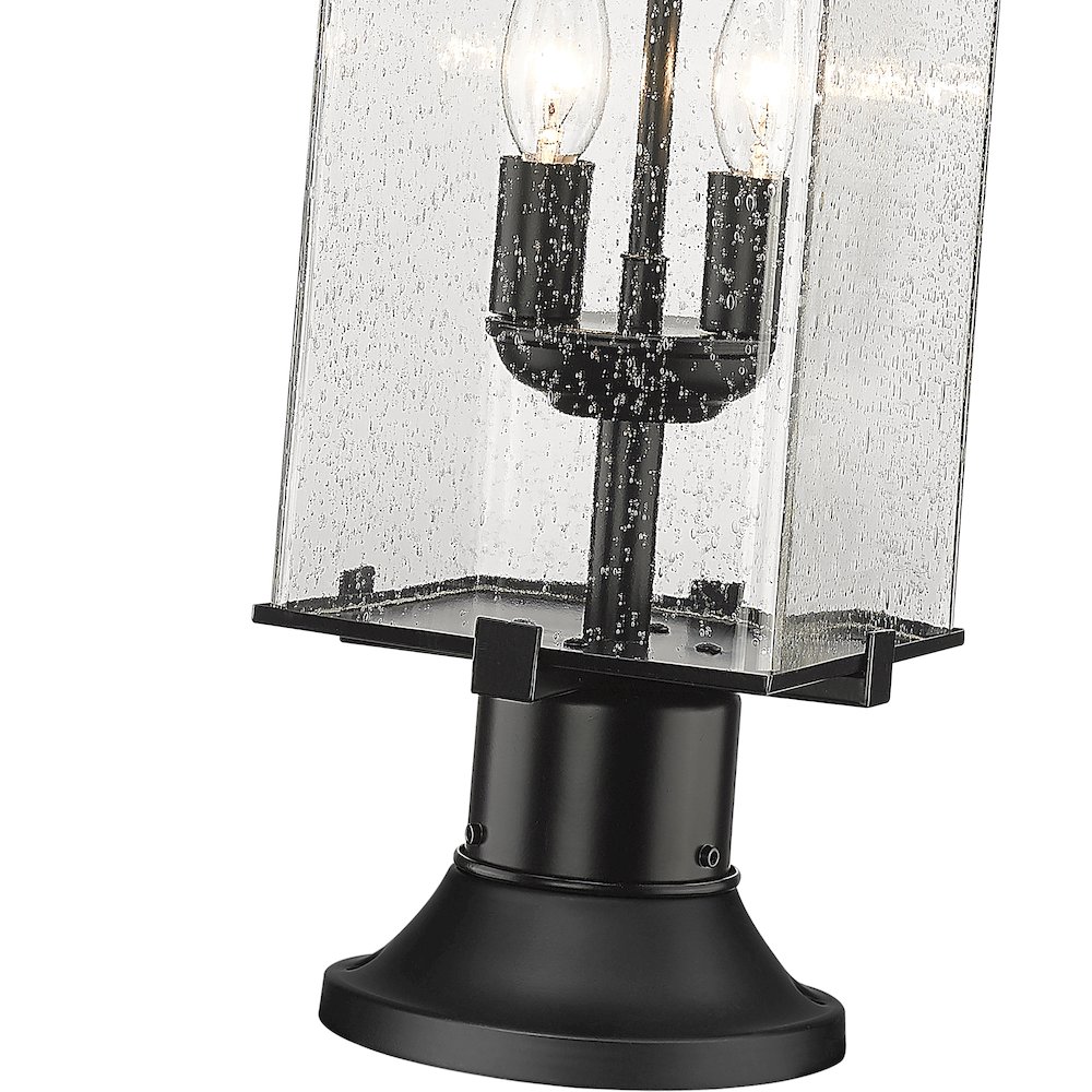 Z-Lite 2 Light Outdoor Pier Mounted Fixture. Picture 4