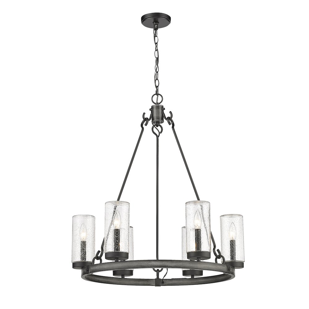 Z-Lite 6 Light Outdoor Chandelier. Picture 1