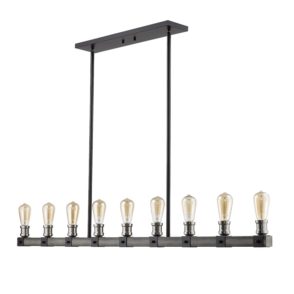 Z-Lite 9 Light Linear Chandelier. Picture 5