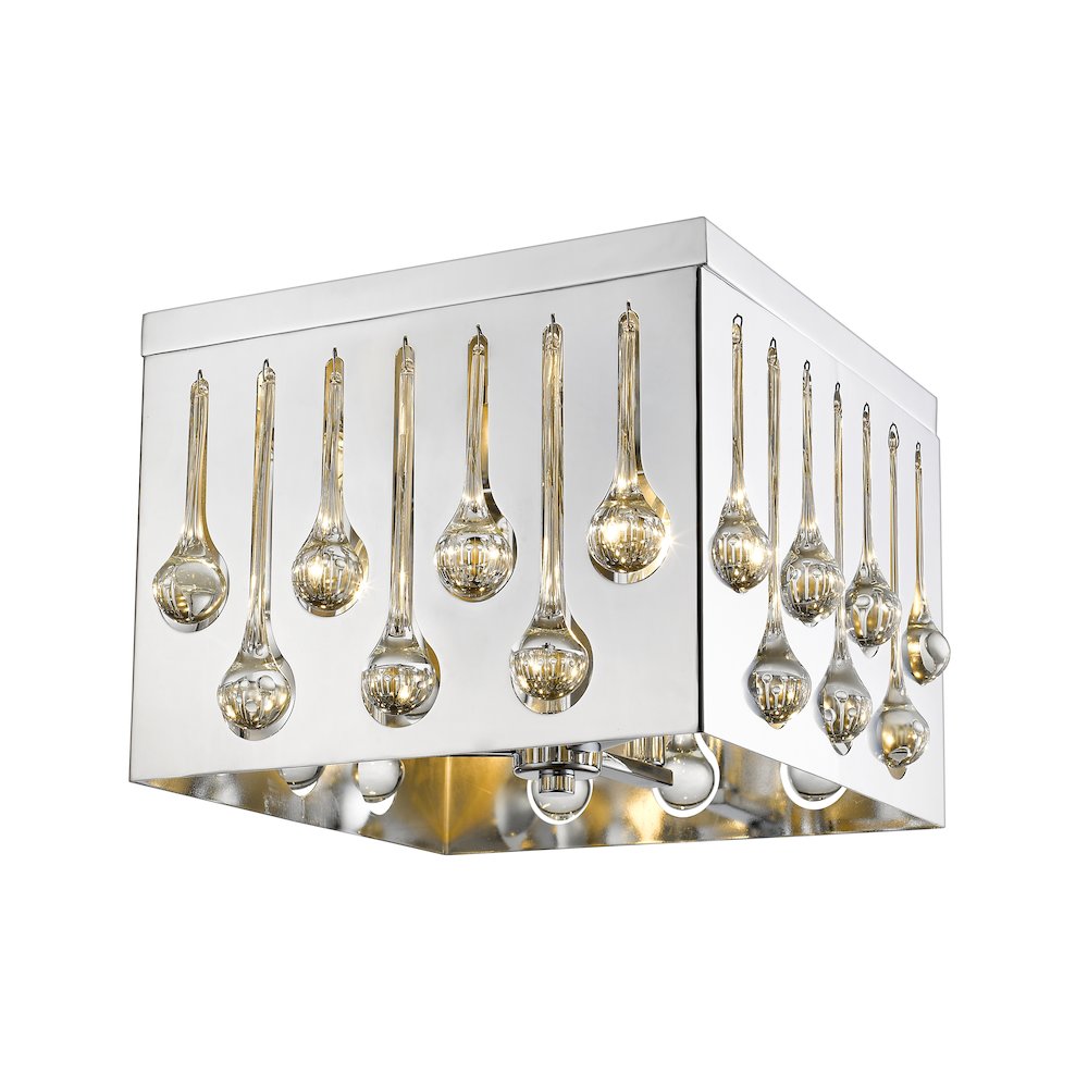 Z-Lite 4 Light Flush Mount. Picture 3