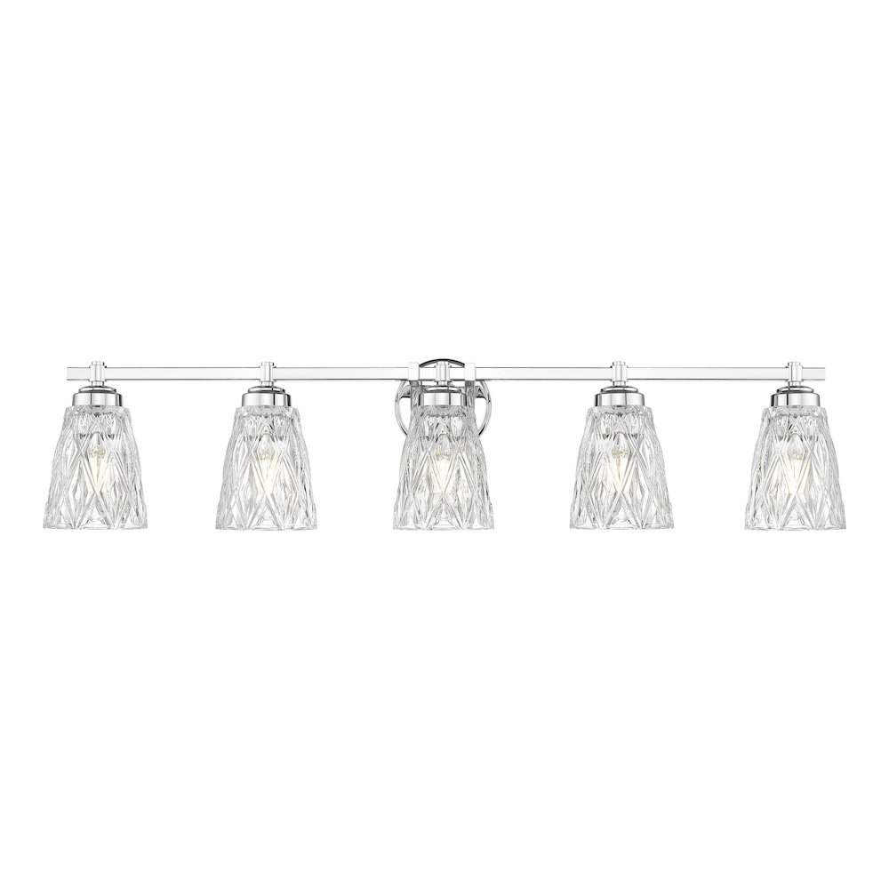 Z-Lite 5 Light Vanity, Chrome. Picture 2