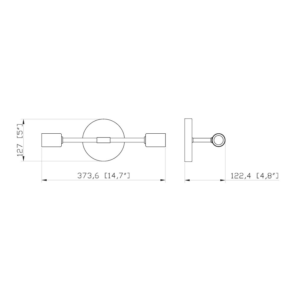 Z-Lite 2 Light Wall Sconce. Picture 8