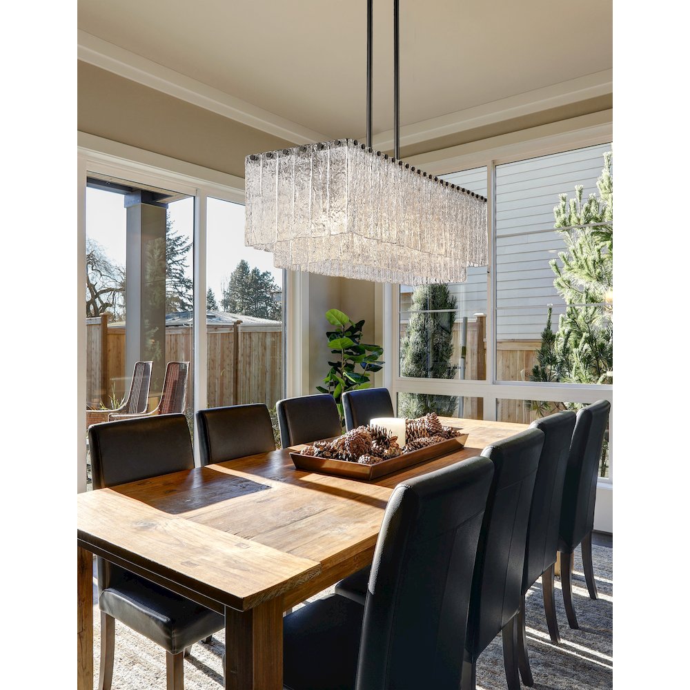 Z-Lite 5 Light Linear Chandelier. Picture 6