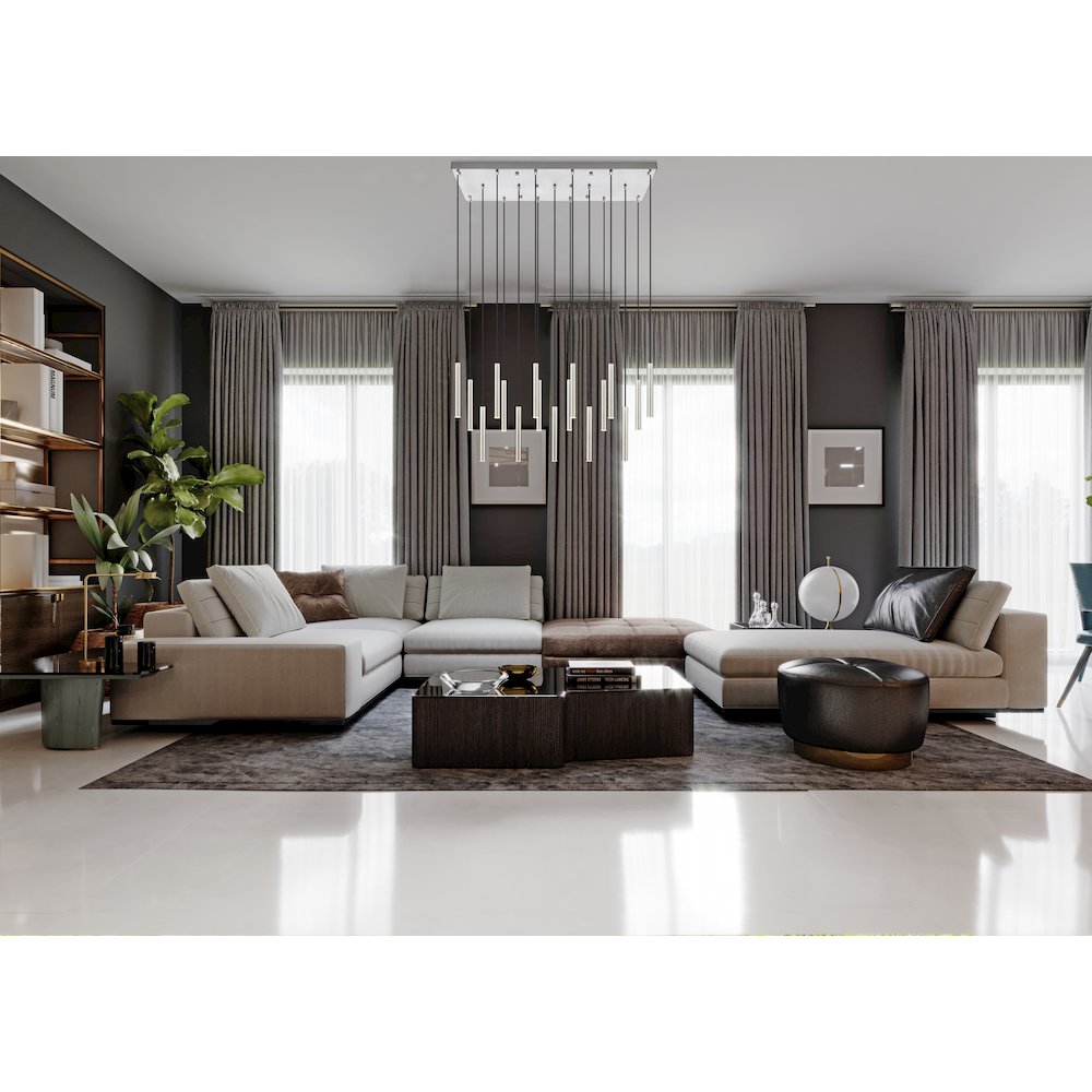 Z-Lite 23 Light Linear Chandelier. Picture 6
