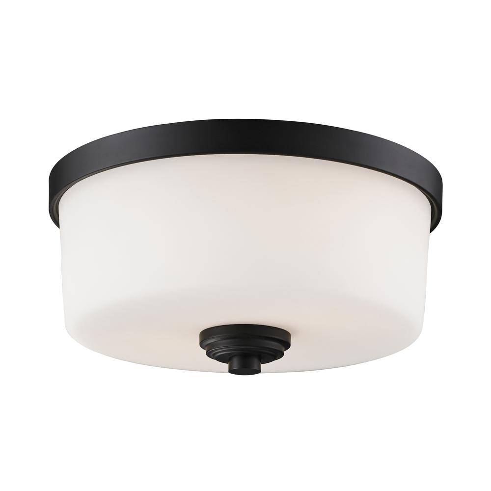 2 Light Flush Mount. Picture 1