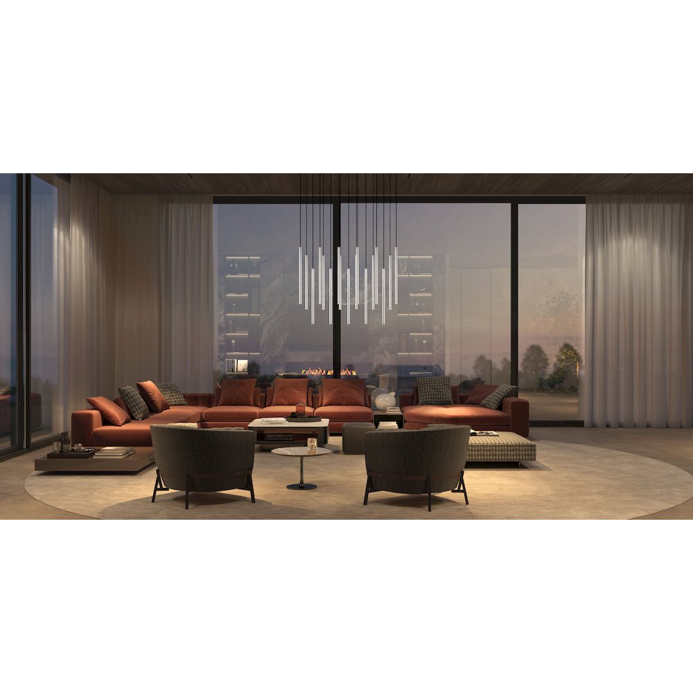 Z-Lite 17 Light Linear Chandelier. Picture 7