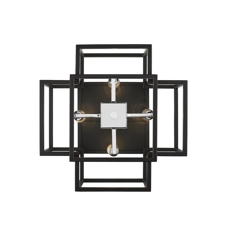 Z-Lite 4 Light Flush Mount. Picture 2