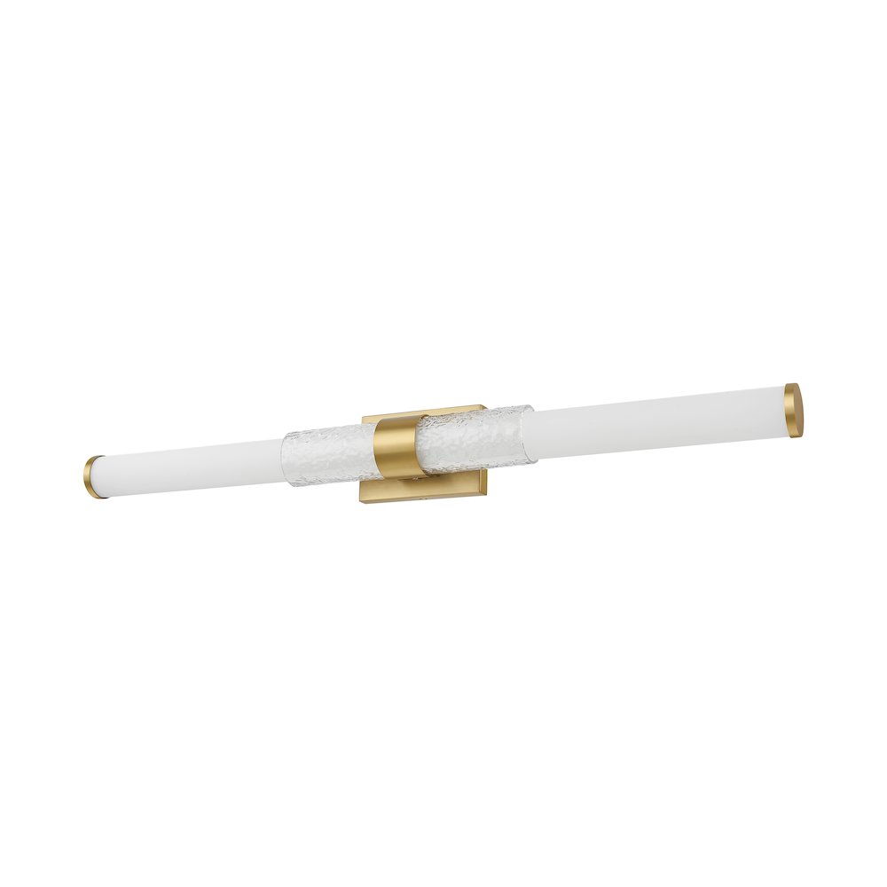 Z-Lite Egon 1 Light Vanity in Modern Gold color, Steel frame. Picture 5