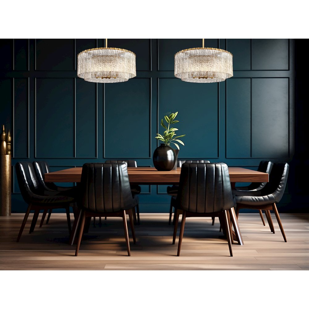 Z-Lite 10 Light Pendant. Picture 7