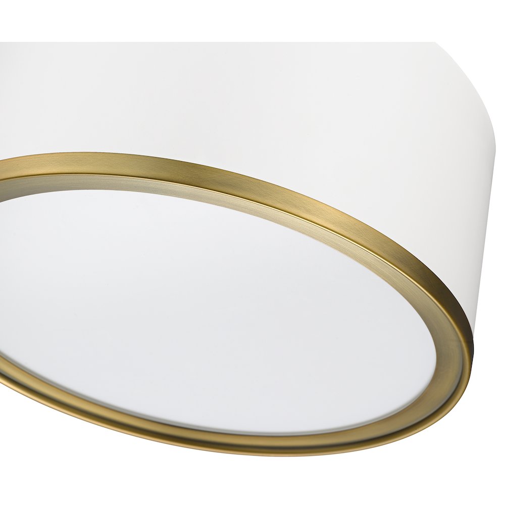 Z-Lite 2 Light Flush Mount. Picture 4