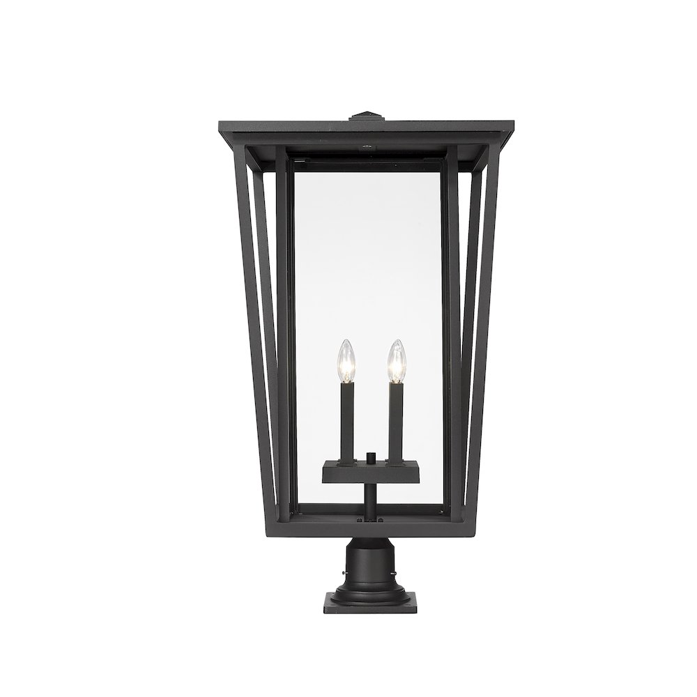 Z-Lite 4 Light Outdoor Pier Mounted Fixture. Picture 2