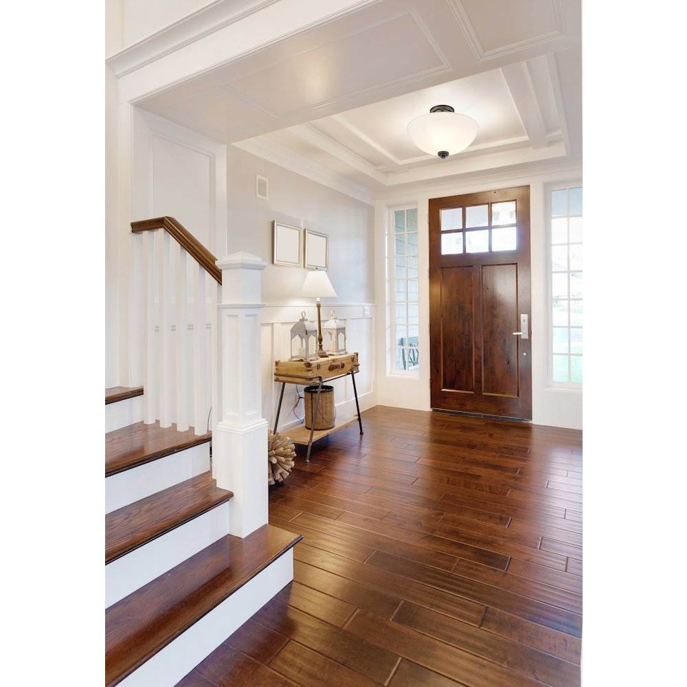 Z-Lite 3 Light Semi Flush Mount. Picture 6