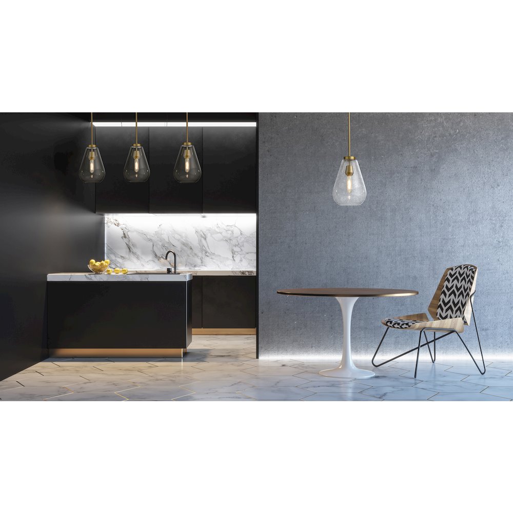 Z-Lite 3 Light Linear Chandelier. Picture 6