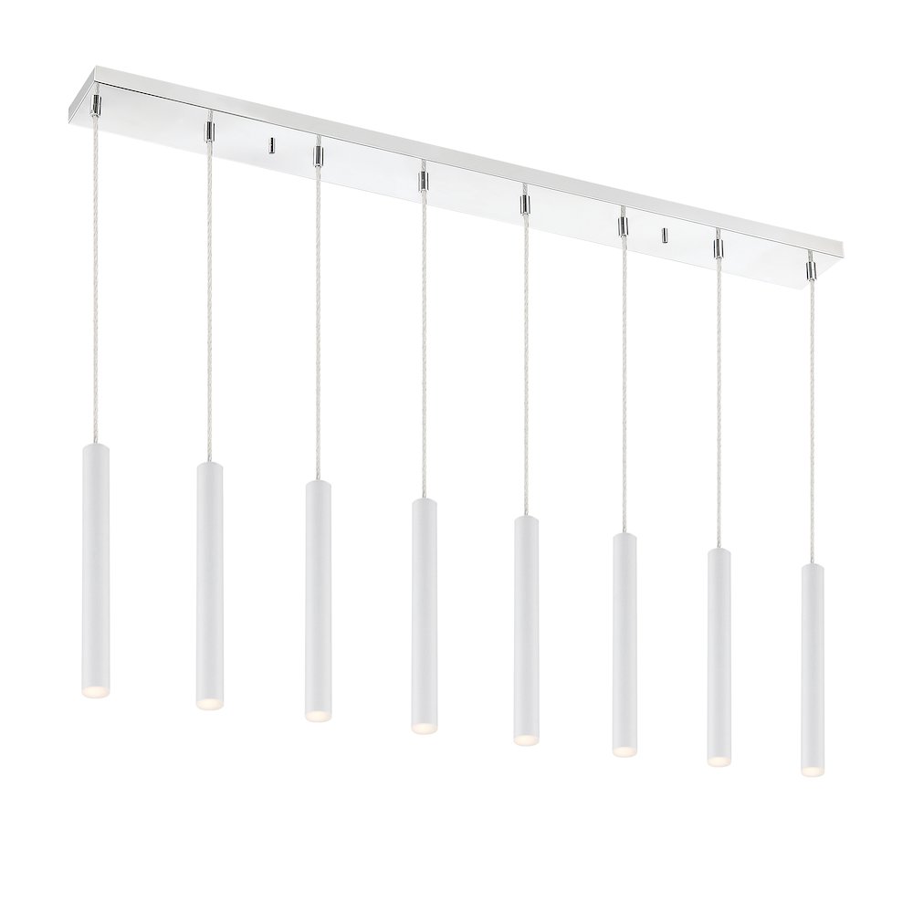 Z-Lite 8 Light Linear Chandelier. Picture 1