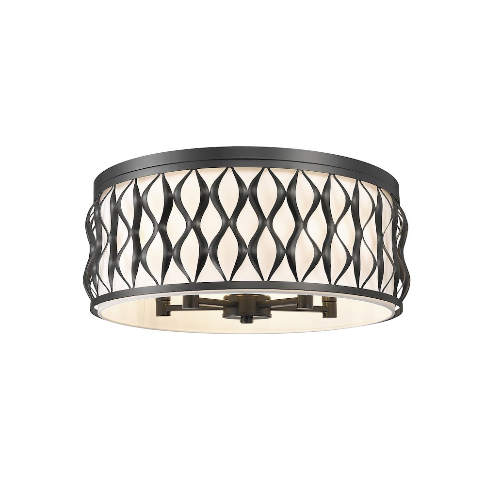 Z-Lite 5 Light Flush mount. Picture 2
