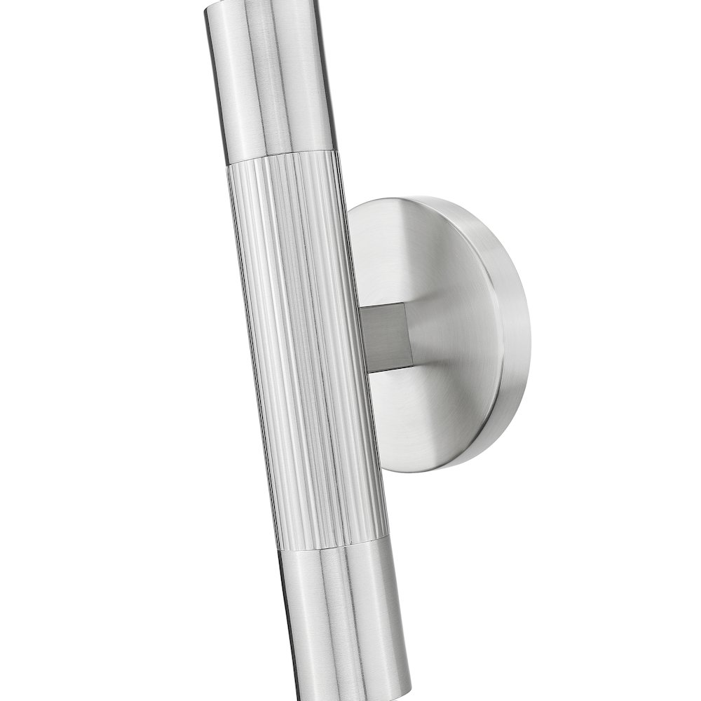 Z-Lite Stari 2 Light Wall Sconce in Brushed Nickel color, Steel frame. Picture 4