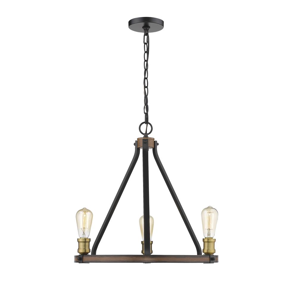 3 Light Chandelier. Picture 2
