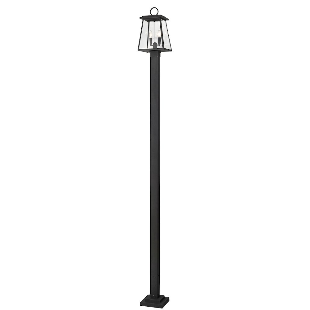 Z-Lite 2 Light Outdoor Post Mounted Fixture. Picture 1