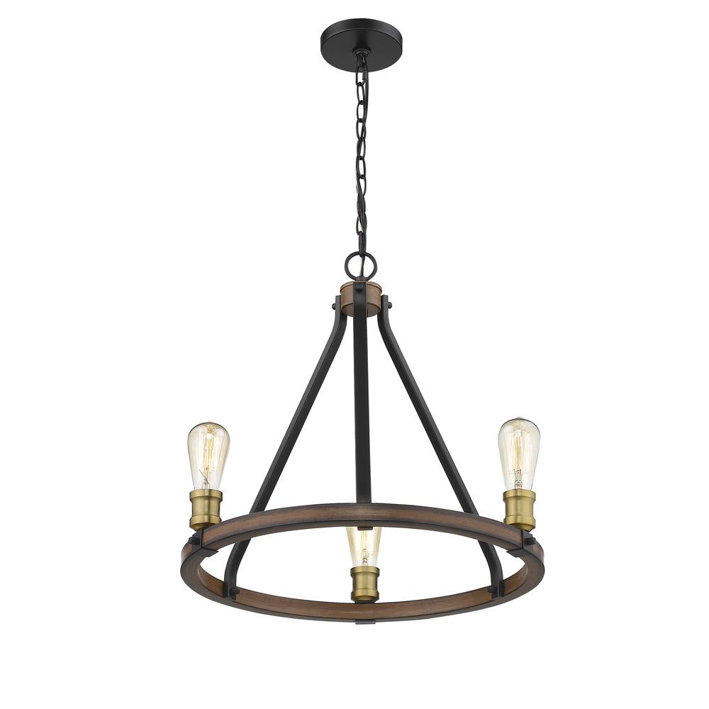 3 Light Chandelier. Picture 3