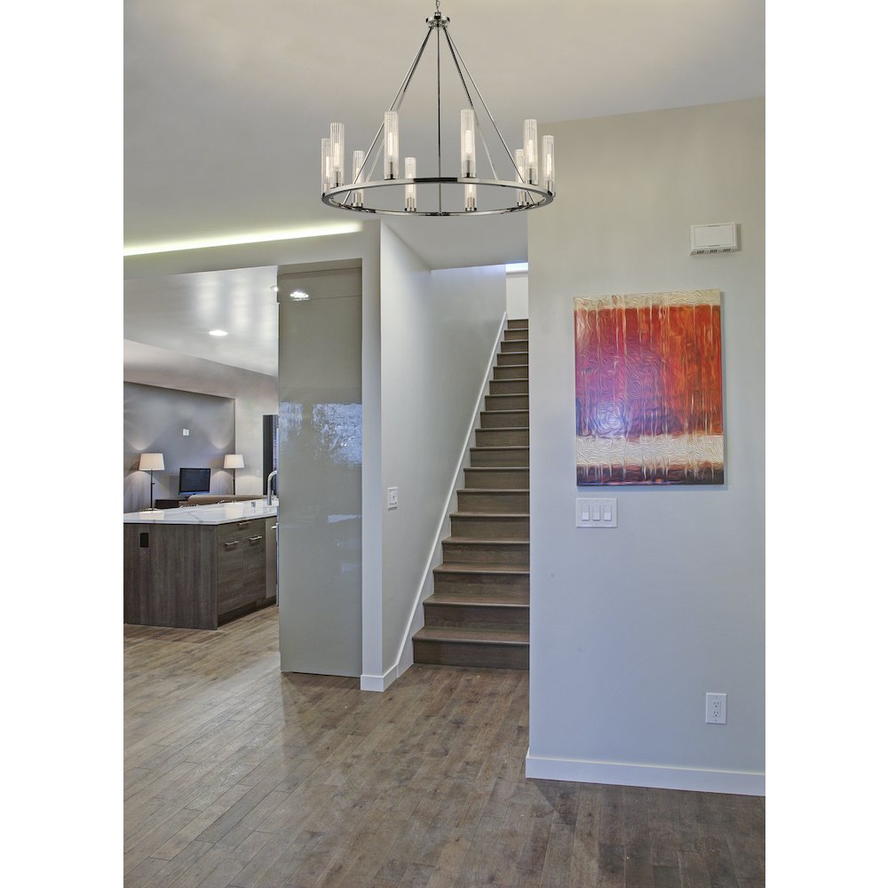 Z-Lite 10 Light Chandelier. Picture 6