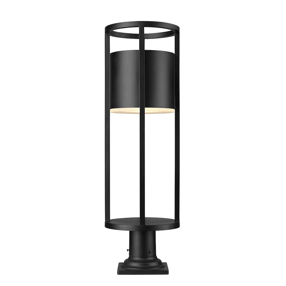 Z-Lite 1 Light Outdoor Pier Mounted Fixture. Picture 3