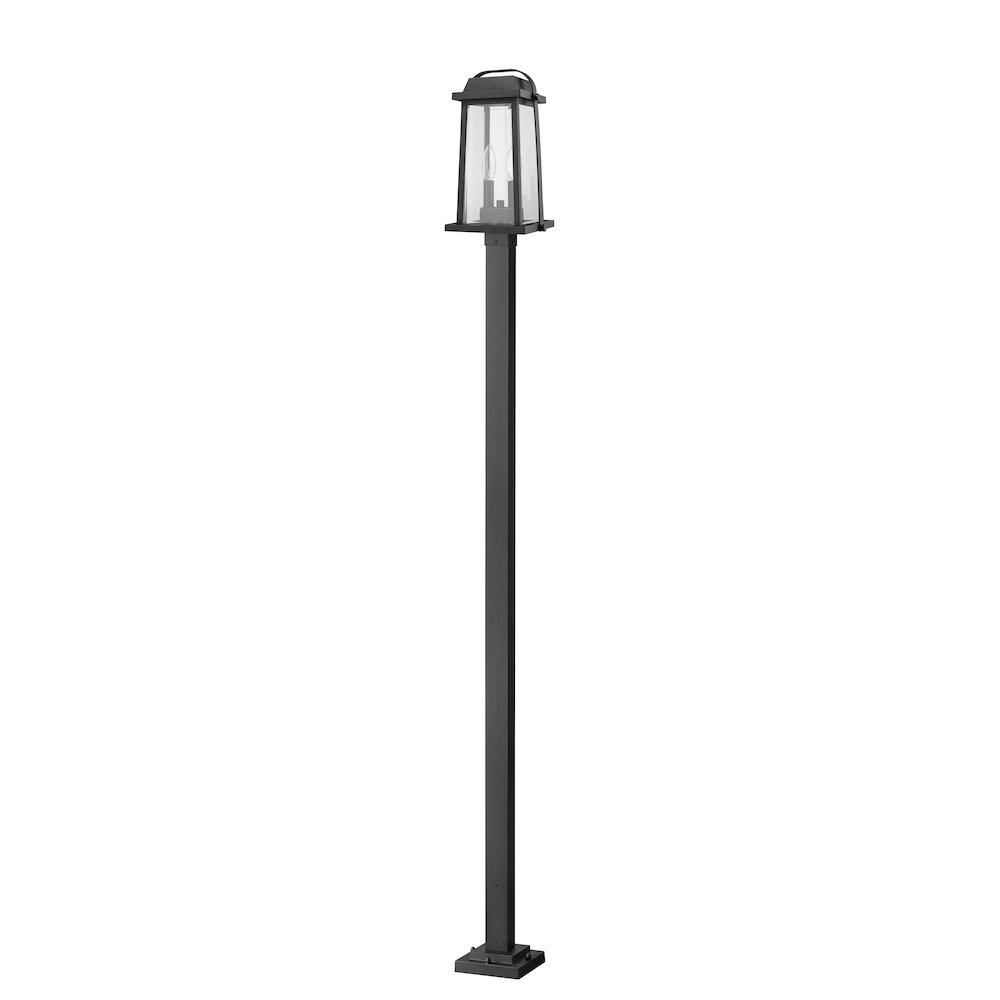 Z-Lite 2 Light Outdoor Post Mounted Fixture. Picture 2