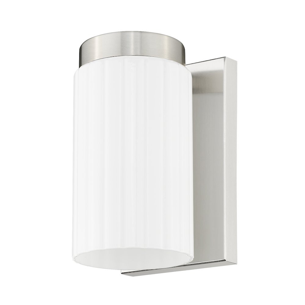 Z-Lite Burk 1 Light Wall Sconce, Brushed Nickel. Picture 5