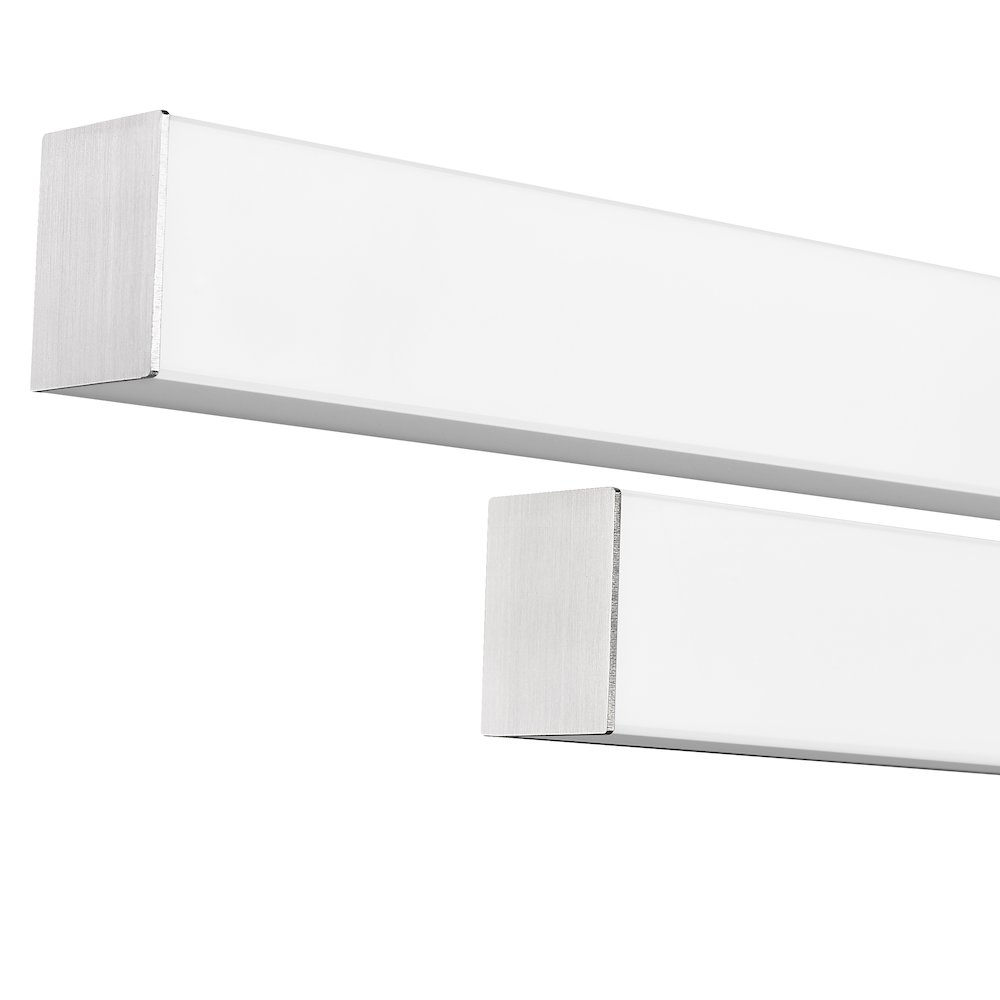 Z-Lite Zane 2 Light Vanity in Brushed Nickel Frame Finish. Picture 4