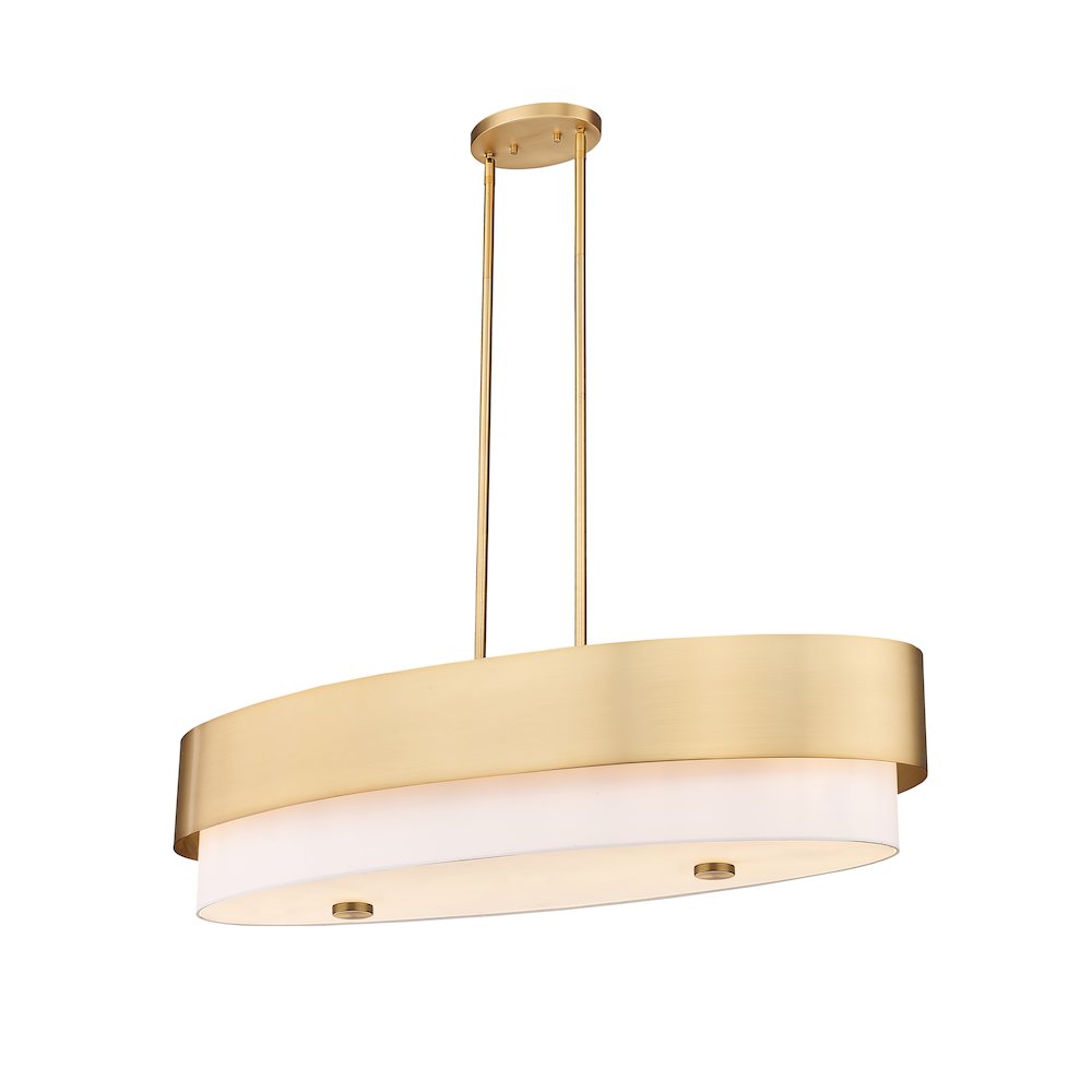 Z-Lite 5 Light Linear Chandelier. Picture 1