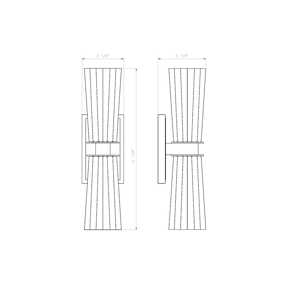 Z-Lite 2 Light Wall Sconce. Picture 8