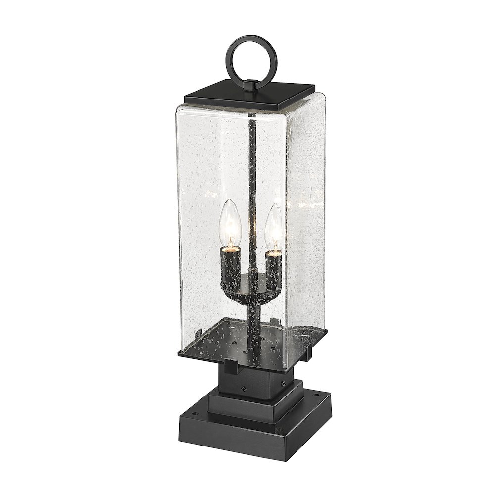 Z-Lite 2 Light Outdoor Pier Mounted Fixture. Picture 2