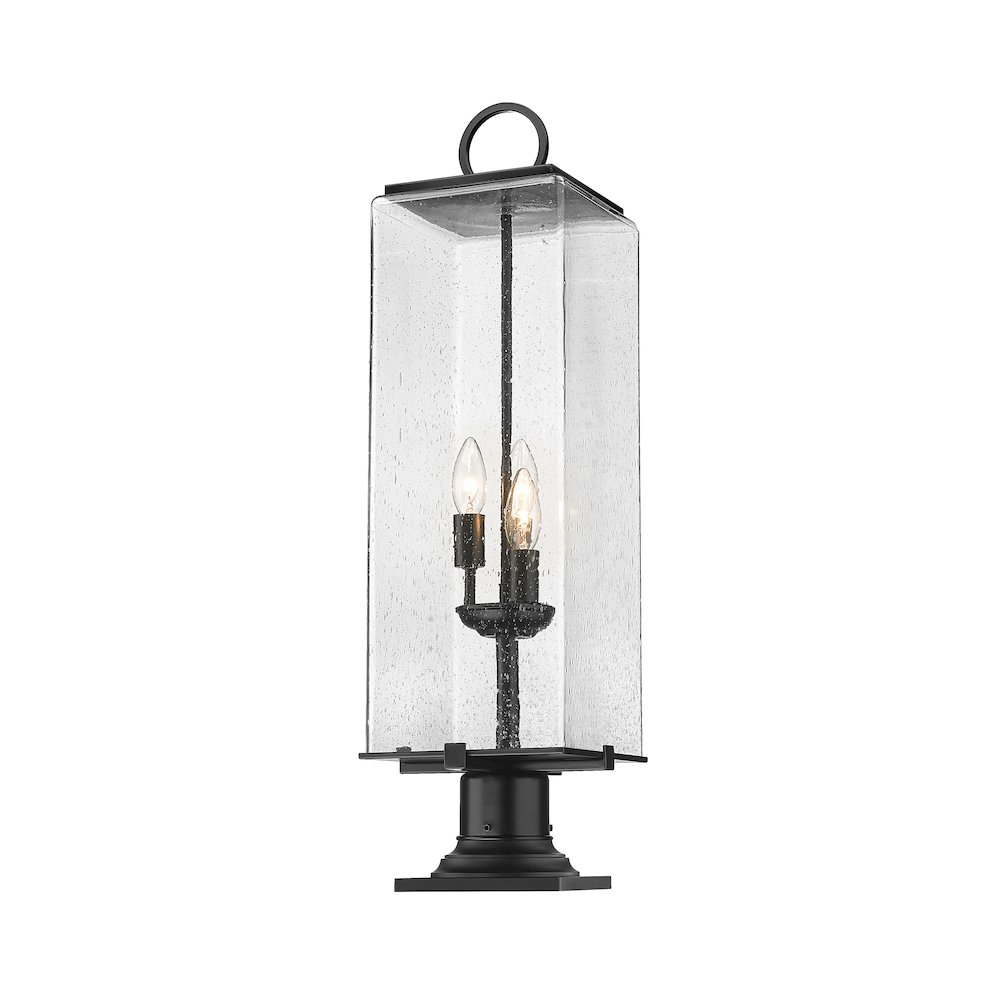 Z-Lite 3 Light Outdoor Pier Mounted Fixture. Picture 3