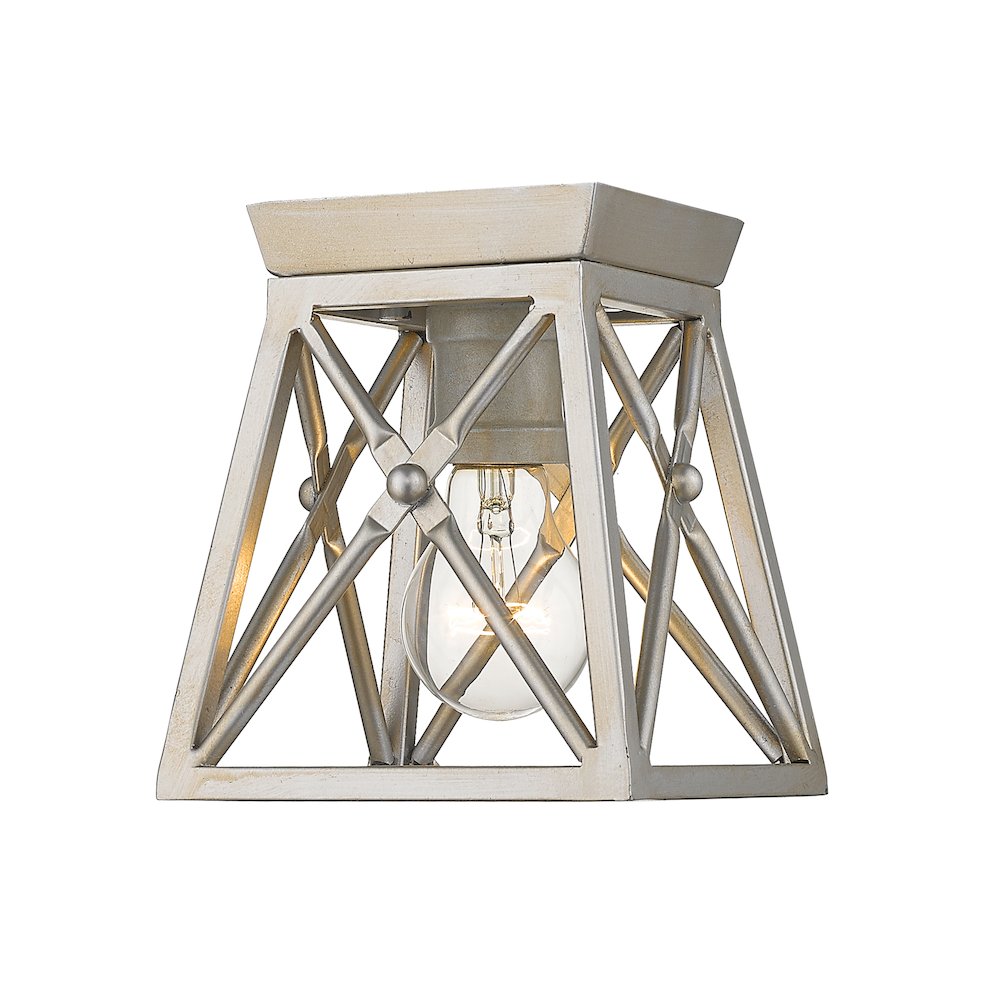 Z-Lite 1 Light Flush Mount. Picture 1