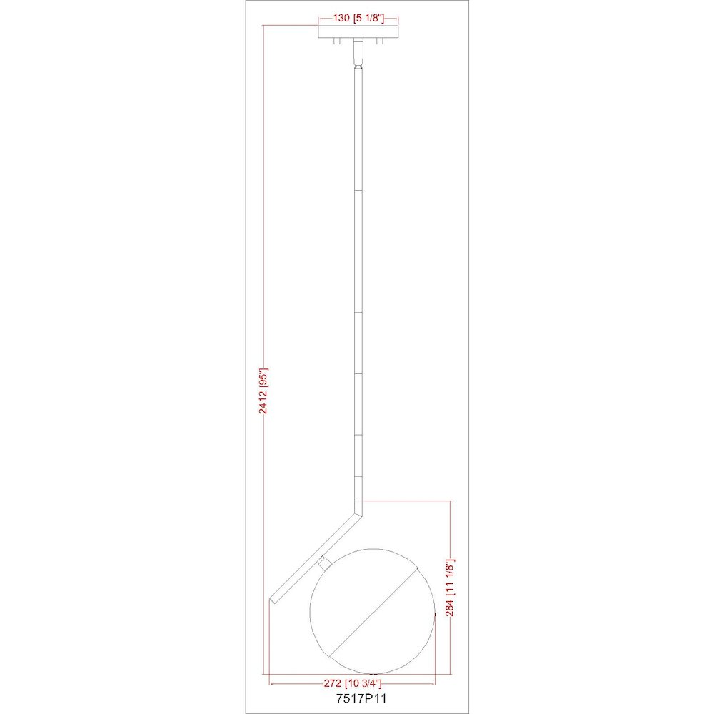 Z-Lite 1 Light Pendant. Picture 8