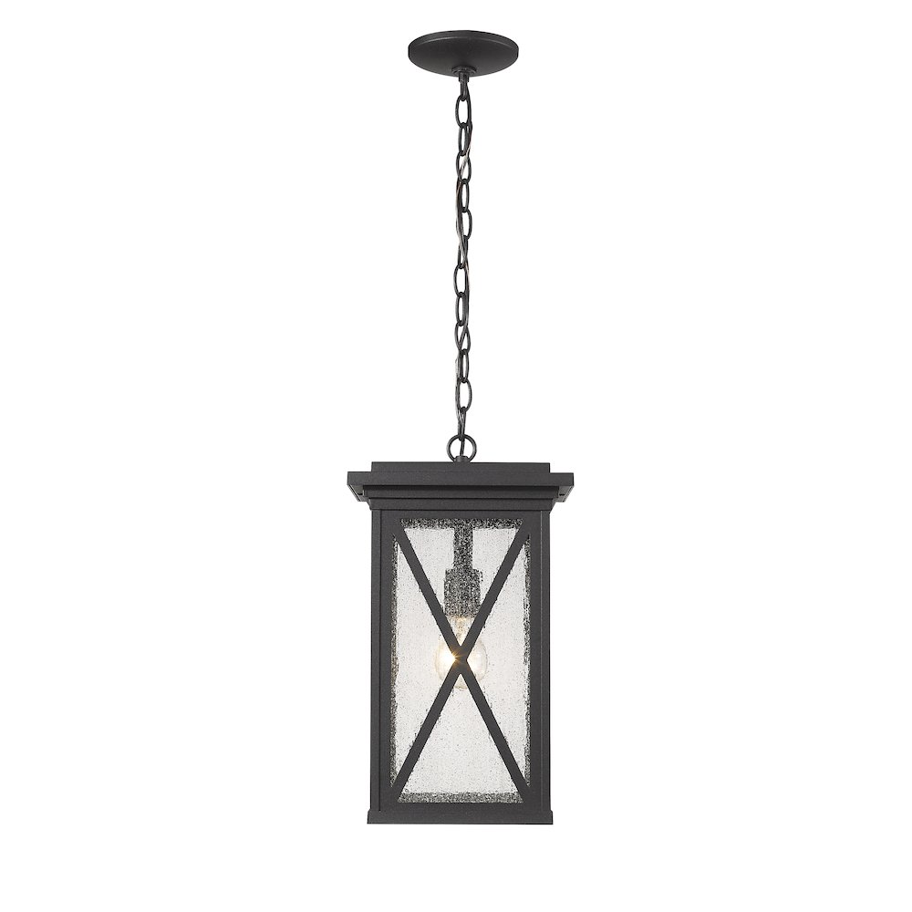 Z-Lite 1 Light Outdoor Chain Mount Ceiling Fixture. Picture 2