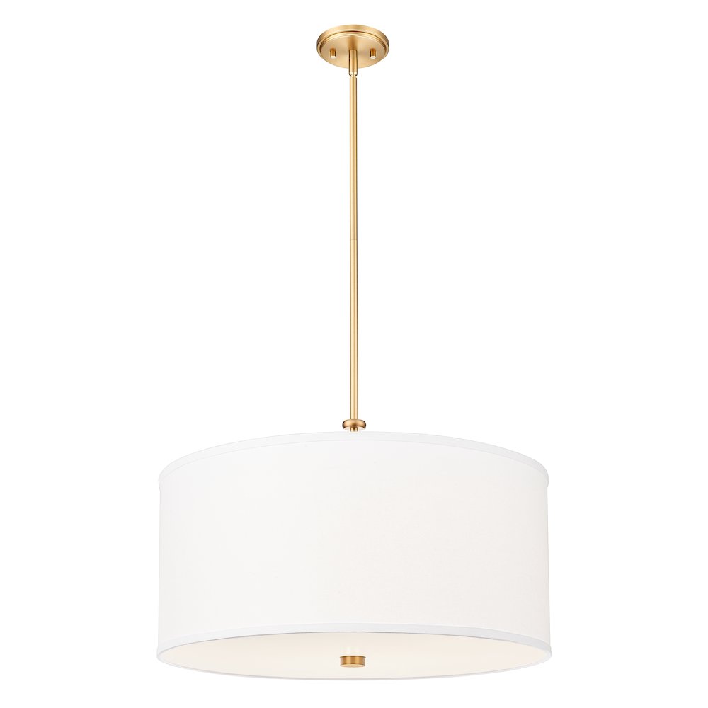 Z-Lite 1 Light Pendant, Modern Gold. Picture 1
