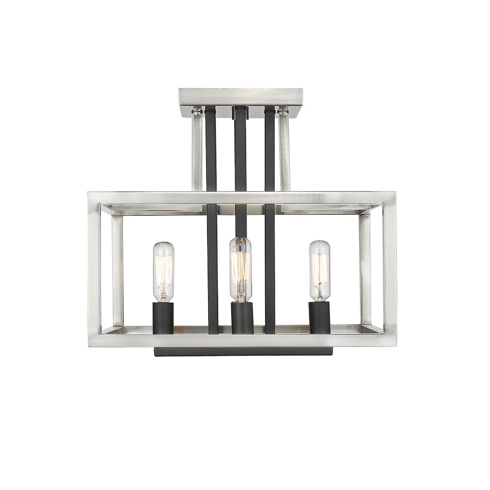 Z-Lite 4 Light Semi Flush Mount. Picture 2